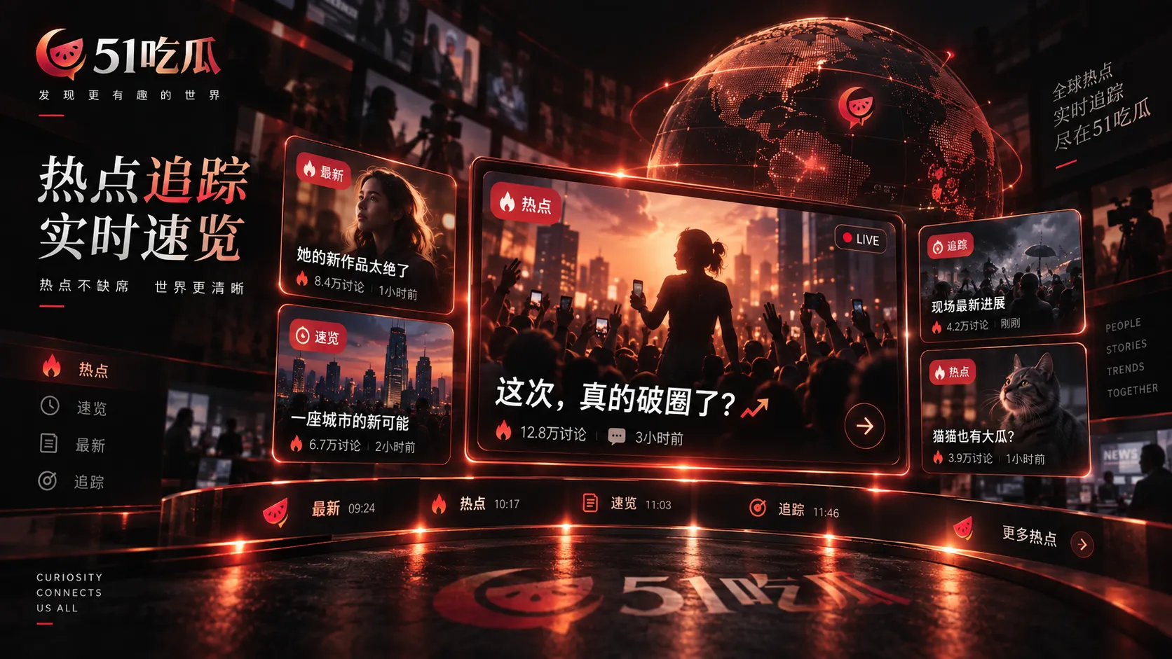 网络热议信息流视觉图