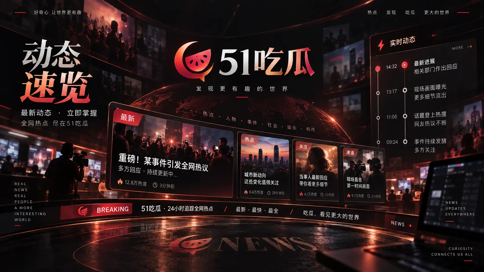 网络热点信息流视觉图